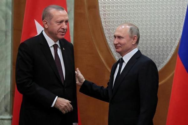 پوتین با اردوغان دیدار می کند