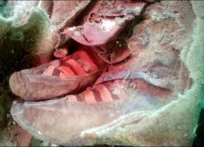 کشف یک مومیایی 1500 ساله با کفش های مشابه کتانی های آدیداس