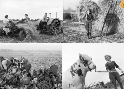 تصاویری جالب از زنان کشاورزی که هیتلر را شکست دادند!